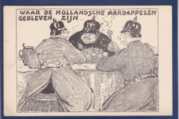 CPA Pays Bas Satirique Caricature Anti Kaiser Germany Non Circulée - Autres & Non Classés