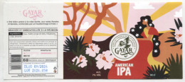 ILE DE LA REUNION BIERE BEER BRASSERIE ARTISANALE  GAYAR AMERICAN IPA  33 Cl   7 % - Birra