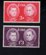 2000388842 1962  SCOTT 182 183 (XX) POSTFRIS  MINT NEVER HINGED -  JOHN O'DONOVAN & EUGENE O'CURRY - Unused Stamps