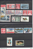 USA 1962-1991, 18 Timbres Oblitérés Diffférents - 3a. 1961-… Oblitérés