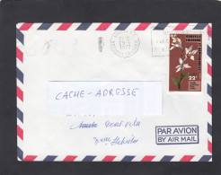 LETTRE DE NOUMEA,AVEC TIMBRE "ORCHIDEE". - Cartas & Documentos