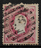 PORTUGAL 1867-70 D. LUIS I 25R USED CARIMBO (NP#94-P17-L4) - Gebraucht