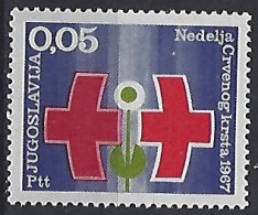 Jugoslavia 1967  Zwangszuschlagsmarken (**) MNH  Mi.33 - Beneficiencia (Sellos De)