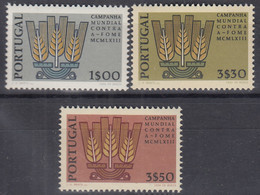 PORTUGAL  935-937, Postfrisch **, Kampf Gegen Den Hunger, 1963 - Unused Stamps