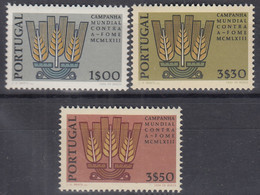 PORTUGAL  935-937, Postfrisch **, Kampf Gegen Den Hunger, 1963 - Ongebruikt