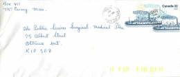 Entier Postal Postal Stationary Canada Bateaux Bateau Mc Creary - 1953-.... Reinado De Elizabeth II