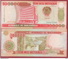 Mozambique -100000 Méticais -1993 ---UNC--(141) - Mozambico