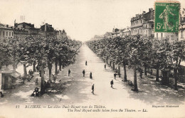 Béziers * Les Allées Paul Riquet Vues Du Théâtre - Beziers