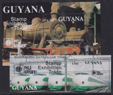 Guyane BF N°86D/86E - Trains -  Neuf ** Sans Charnière - TB - Guiana (1966-...)