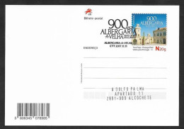 Portugal 2017 Entier Postal 900 Ans Albergaria-a-Velha Cachet Premier Jour 900 Years Postal Stationery Pmk - Ganzsachen