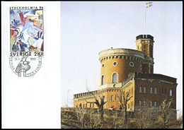 Stockholmia 86 - Maximumkaarten (CM)