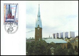 Stockholmia 86 - Maximumkaarten (CM)
