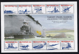 Guyane N°2609/2618 - Pearl Harbor -  Neuf ** Sans Charnière - TB - Guiana (1966-...)