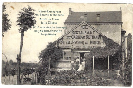 CPA  : Hôtel Restaurant Du Casino De BETHANE - Arrêt Du Tram De La Gileppe - Propr. Dejardin Cuisset - Circ. 2 Scans - Limburg