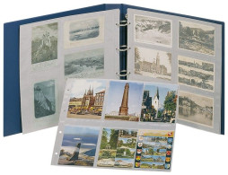 Lindner Ringbinder Blau Standard XL Für Postkarten 3000-B Neu ( - Alben Leer
