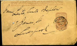 Newspaper Wrapper - From And To Liverpool - Half Penny - Entiers Postaux