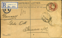 Registered Letter To Hanau Am Main, Germany - Storia Postale