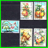 ESPAÑA.-  SELLOS AÑOS 1975.- FLORA -. SERIE.- - Used Stamps