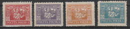 Östl. Öberschlesien Freimarkenausgabe 17-20, Kompl. ** (MNH). - Slesia