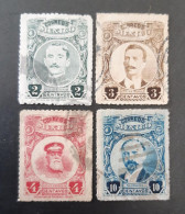 Mexico 1917 Yvert 391, 392, 393 & 395 - México