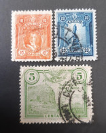 Peru 1925 Yvert 212, 213 & 222 - Peru