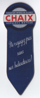 Marque-page Ancien / Indicateurs CHAIX / Bijoux FIX /Vers 1945-1955                  MPN96 - Marque-Pages