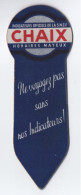 Marque-page Ancien / Indicateurs CHAIX / Bijoux FIX /Vers 1945-1955                  MPN96 - Segnalibri