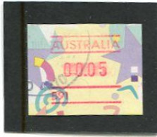 AUSTRALIA - 1996  5c  FRAMA  FESTIVE  NO POSTCODE  B91  FINE USED - Vignette [ATM]