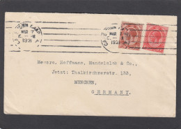 LETTRE DU CAP POUR MUNICH,1921. - Briefe U. Dokumente