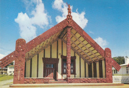 Postcard Rotorua Tamatekapua Meeting House Chinemutu New Zealand My Ref B26441 - New Zealand