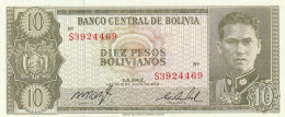 Bolivia, 10 Pesos Bolivianos, L. 1962, P-154, UNC - Bolivië