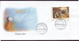 France, FDC, Enveloppe Du 3 Février 2001 à Paris " Bruegel, La Danse Des Paysans " ( Côte 7€ ) - 2000-2009