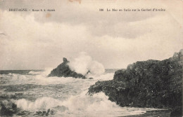 FRANCE - Bretagne - La Mer En Furie Sur Le Gerbot D'Avoine - Vue Sur La Mer - Carte Postale Ancienne - Chinon