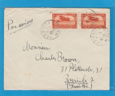 LETTRE PAR AVION DE FEZ-BATHA POUR ZURICH,1926. - Airmail