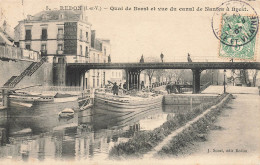Redon * Quai De Brest * Vue Du Canal De Nantes à Brest * Péniche Batellerie - Redon