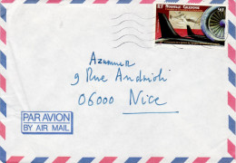 NEW CALEDONIA 1994 AIRMAIL LETTER SENT FROM NOUMEA TO NICE - Covers & Documents