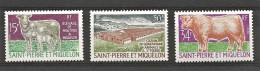 Saint Pierre Et Miquelon YT 407/409, 496, 499, 532A, 571 N** MNH - Unused Stamps