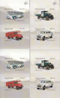 2013 Iceland Trucks Firetrucks Buses Ford Chevrolet Benz Complete Set Of 2 Booklets MNH - Unused Stamps