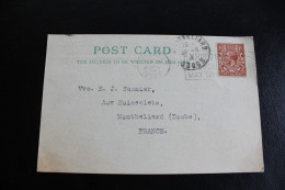 1929 CP FLAMME LONDRES DU 28-8-1929 " EXHIBITION NEWCASTLE-ON-TYNE " GEORGES V 3 HALFPENCE POUR MONTBELIARD FRANCE TB - Cartas & Documentos