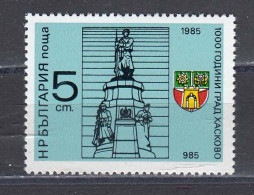 Bulgaria 1985 - 1000 Years Of The City Of Haskovo, Mi-Nr. 3365, MNH** - Nuevos