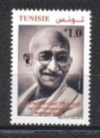 Tunisie 2018- 150 ème Anniversaire Du Mahatma Ghandi Série (1v) - Tunesien (1956-...)