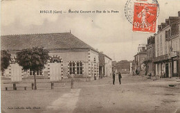 32 , RISCLE Marché Couvert Et Rue De La Poste , *  471 44 - Riscle