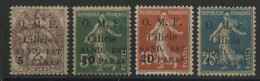 COLONIES CICILIE N° 98 + 99 + 100 + 101 Neufs * (MH) Cote 42 € TB - Unused Stamps