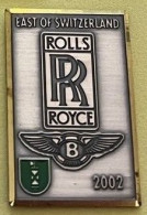 ROLLS ROYCE - EAST OF SWITZERLAND - 2002 - SVIZZERA - SUISSE - SCHWEIZ - VOITURE - CAR - BENTLEY LOGO - (28) - Other & Unclassified