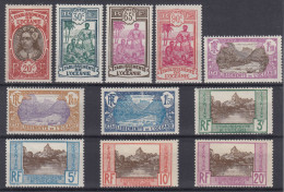 TIMBRE OCEANIE SERIE COMPLETE N° 69/79 NEUFS * GOMME TRACE CHARNIERE - COTE 210 € - Unused Stamps