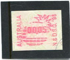 AUSTRALIA - 1995  5c  FRAMA  WARATAH  NO POSTCODE  N&DSC  FINE USED - Timbres De Distributeurs [ATM]