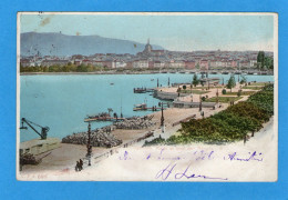 GENEVE - Rade Et Quai Des Pâquis  - 1905 - Genève