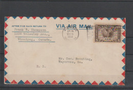 Canada LP MI 157 On Letter - Aéreo