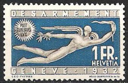 Schweiz Suisse 1932: "PAIX" Zu 190 Mi 255 Yv 259 * MLH (Zumstein CHF 65.00 -50% = CHF 32.50) - Mitologia