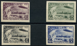 RUSSIE - YVERT PA 27 / 30 - POLE NORD 1931 - AVEC CHARNIERE - Nuevos